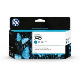 HP 745 Ciano Tinteiro Original