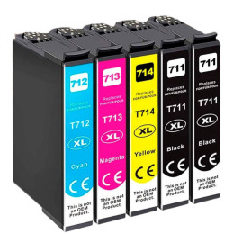 Pack 5 Cores T0711, T0712,...